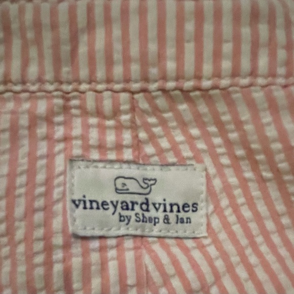 Men’s Vineyard Vines Pink & White Seersucker Shorts Size 30 - Picture 9 of 9